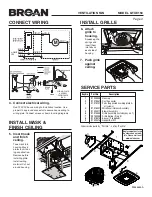 Предварительный просмотр 4 страницы Broan ULTRA SILENT QTXE150 Instructions Manual