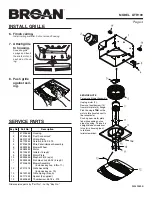 Предварительный просмотр 4 страницы Broan VENTILLATION FAN QTR100 Instructions Manual