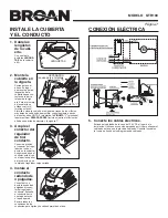 Предварительный просмотр 7 страницы Broan VENTILLATION FAN QTR100 Instructions Manual