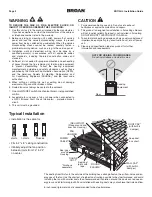 Preview for 2 page of Broan ZB110HL Installation Manual