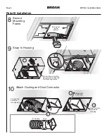 Preview for 9 page of Broan ZB110HL Installation Manual