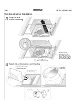 Предварительный просмотр 4 страницы Broan ZB110HL1 Installation Manual