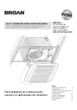 Предварительный просмотр 15 страницы Broan ZB110HL1 Installation Manual