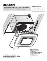 Предварительный просмотр 15 страницы Broan ZB110L Installation Manual