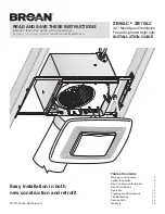 Предварительный просмотр 1 страницы Broan ZB110LC Installation Manual