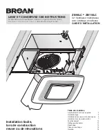 Предварительный просмотр 15 страницы Broan ZB110LC Installation Manual