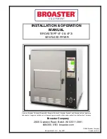 Broaster VF-2 Installation & Operation Manual preview