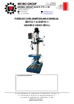 Brobo BDF32-1 Product And Maintenance Manual preview