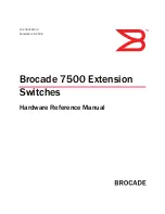 Brocade Communications Systems 7500 Extension Hardware Reference Manual preview