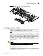 Предварительный просмотр 205 страницы Brocade Communications Systems BR-MLX-100GX-1 Hardware Installation Manual