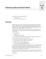 Preview for 7 page of Brocade Communications Systems Brocade Fabric Watch User Manual