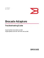 Preview for 1 page of Brocade Communications Systems CNA 1010 Troubleshooting Manual