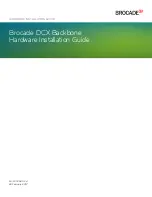 Предварительный просмотр 1 страницы Brocade Communications Systems DCX Backbone Hardware Installation Manual