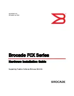 Brocade Communications Systems FCX 624S-F Hardware Installation Manual предпросмотр