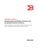 Предварительный просмотр 1 страницы Brocade Communications Systems FCX624S-HPOE Step-By-Step Manual