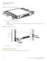 Preview for 34 page of Brocade Communications Systems FESX624E-PREM6 Installation Manual