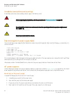 Preview for 62 page of Brocade Communications Systems FESX624E-PREM6 Installation Manual