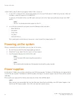 Предварительный просмотр 34 страницы Brocade Communications Systems ICX 6650 series Hardware Installation Manual
