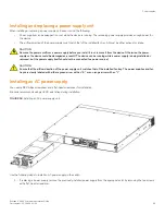 Предварительный просмотр 35 страницы Brocade Communications Systems ICX 6650 series Hardware Installation Manual