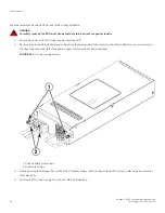 Предварительный просмотр 38 страницы Brocade Communications Systems ICX 6650 series Hardware Installation Manual