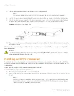 Предварительный просмотр 40 страницы Brocade Communications Systems ICX 6650 series Hardware Installation Manual