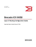 Brocade Communications Systems ICX 6650 Configuration Manual предпросмотр