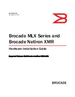 Brocade Communications Systems MLXe-16 Installation Manual preview