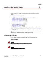 Preview for 165 page of Brocade Communications Systems MLXe-16 Installation Manual