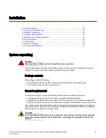 Предварительный просмотр 43 страницы Brocade Communications Systems NetIron CES 2000 Series Hardware Installation Manual