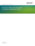 Brocade Communications Systems NetIron MLXe Series Hardware Installation Manual preview