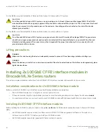 Preview for 90 page of Brocade Communications Systems NetIron MLXe Series Hardware Installation Manual