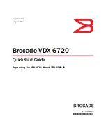 Brocade Communications Systems VDX 6720-24 Quick Start Manual предпросмотр