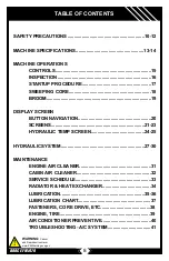 Предварительный просмотр 8 страницы Broce FMJ470 Operation & Maintenance Manual