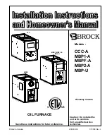 Предварительный просмотр 21 страницы Brock CCC-A Installation Instructions And Homeowner'S Manual