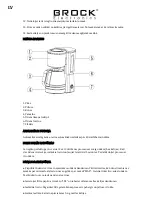 Предварительный просмотр 22 страницы Brock CM 1522 SS Instructions Manual