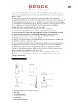 Preview for 3 page of Brock HBS 6001 WH Manual