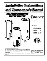 Предварительный просмотр 13 страницы Brock IB32-O-A Installation Instructions And Homeowner'S Manual