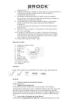 Предварительный просмотр 46 страницы Brock MC 4501 User Manual