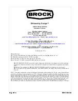 Preview for 68 page of Brock MEYER ENERGY MISER ME1000S Manual