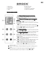 Предварительный просмотр 47 страницы Brock TO 3301 DB Manual