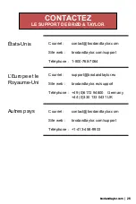 Предварительный просмотр 26 страницы Brod & Taylor SAHARA DR-710 Instructions Manual