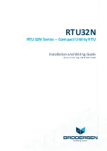 Preview for 1 page of Brodersen RTU32N Series Installation And Wiring Manual