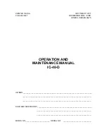 Broderson IC-40-D Operation And Maintenance Manual preview