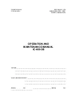 Preview for 1 page of Broderson IC-400-3B Operation And Maintenance Manual