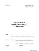 Preview for 1 page of Broderson IC-80-3L 4X2 Installation And Operating Manual