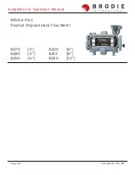 Preview for 1 page of Brodie BiRotor Plus B27X Installation & Operation Manual