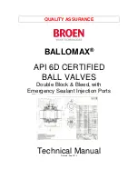 Предварительный просмотр 1 страницы BROEN BALLOMAX Technical Manual