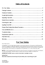 Preview for 3 page of Broil King 06695008 Operator'S Manual