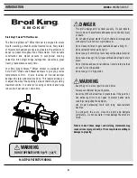 Preview for 4 page of Broil King 958050 Smoke Operation Handbook