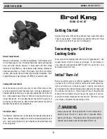 Preview for 6 page of Broil King 958050 Smoke Operation Handbook